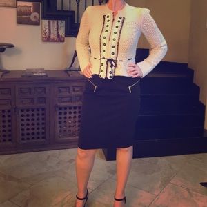 Chloe Cropped Sweater with Fab Details